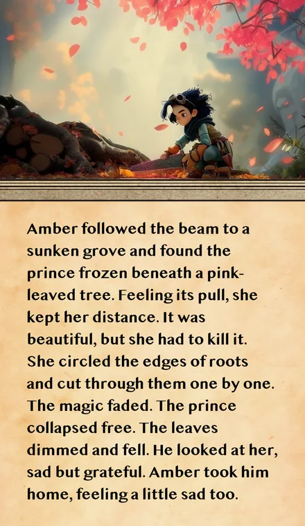 Amber's Ending Card